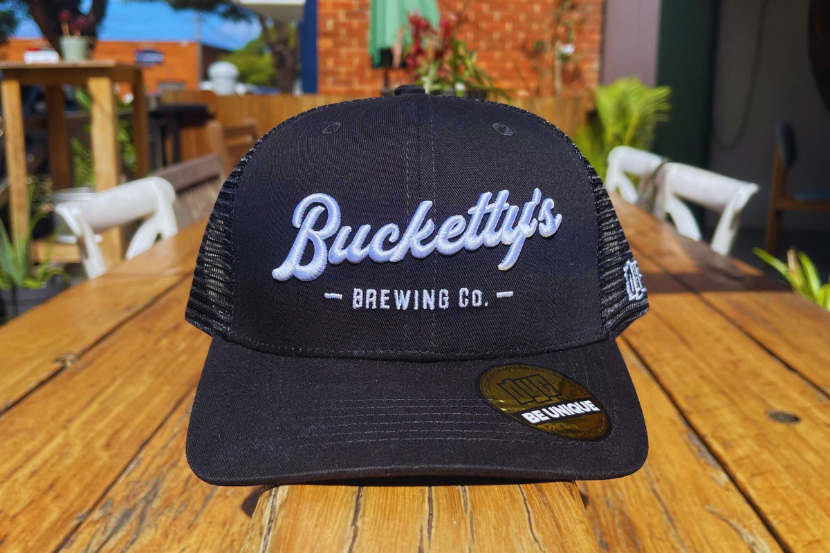 Bucketty's Black Trucker Cap
