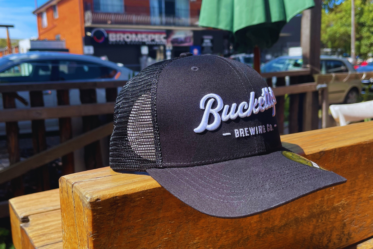 Bucketty's Black Trucker Cap