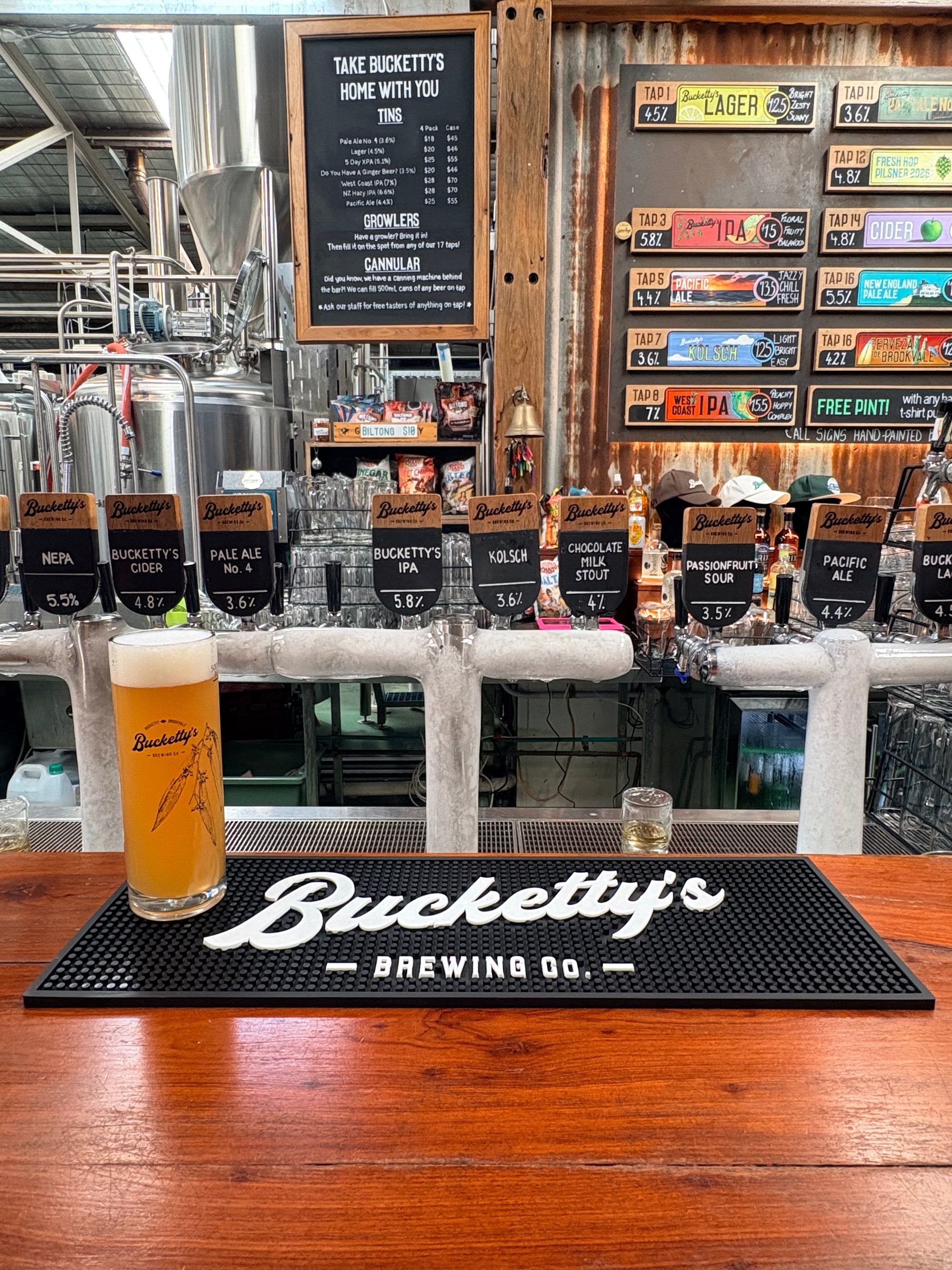 Bucketty's Bar Mat