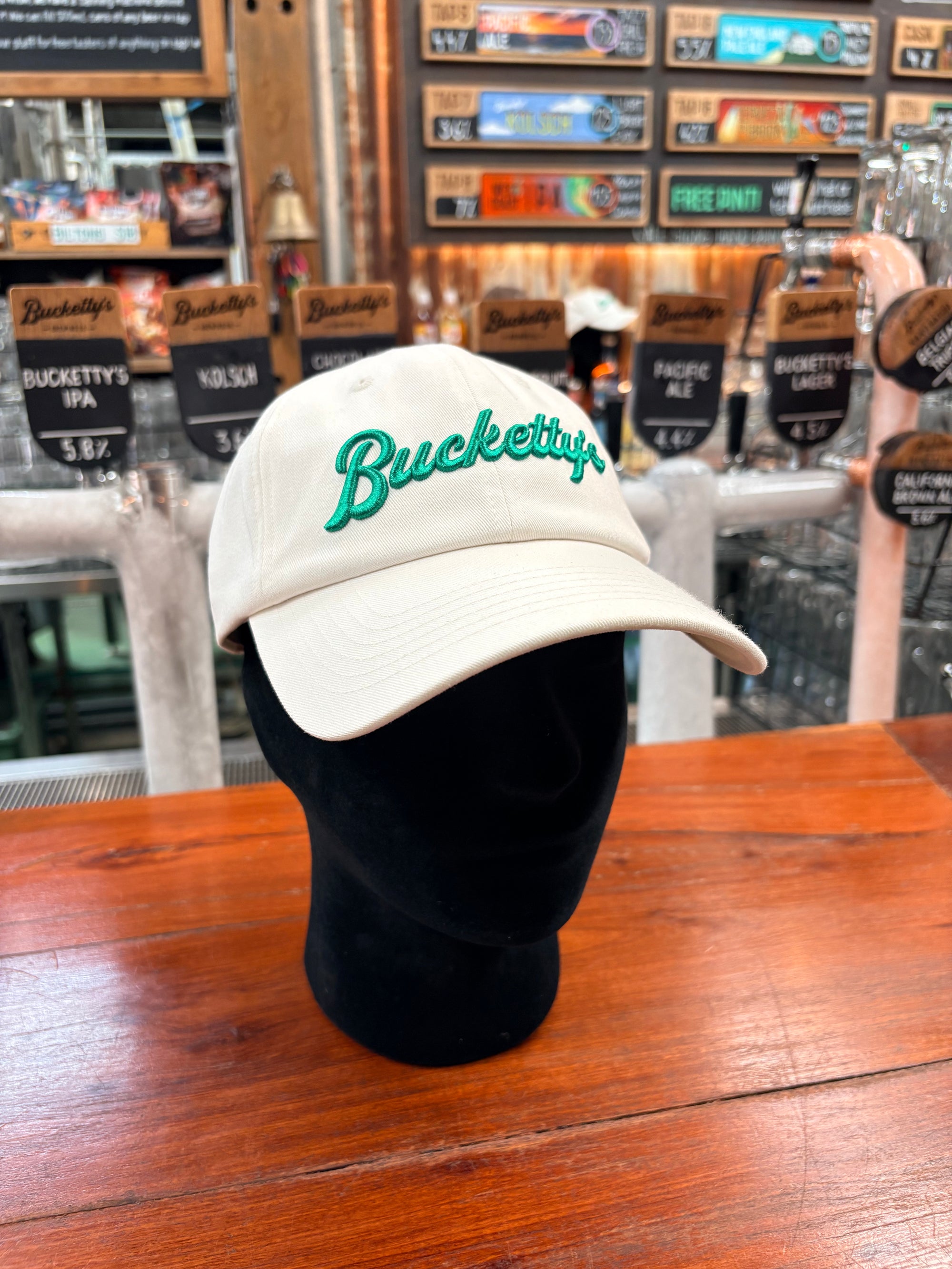 Bucketty's Dad Cap in White